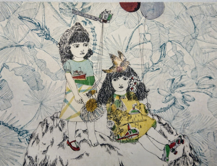 Atsuko Ishii Engraves Her Playful Vision of the World in Etchings 