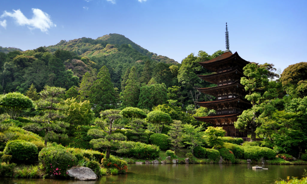 The Five-Storey Pagoda at Rurikoji Temple / Pen ペン