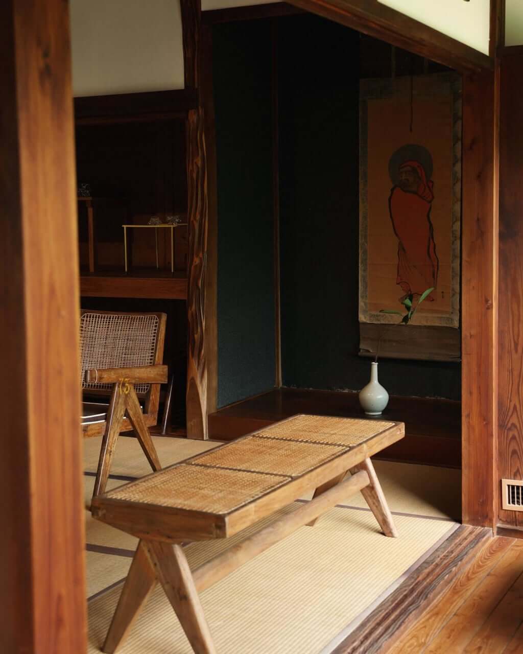 The Finest 1950s French Furniture Showcased in a 'Kominka' in 