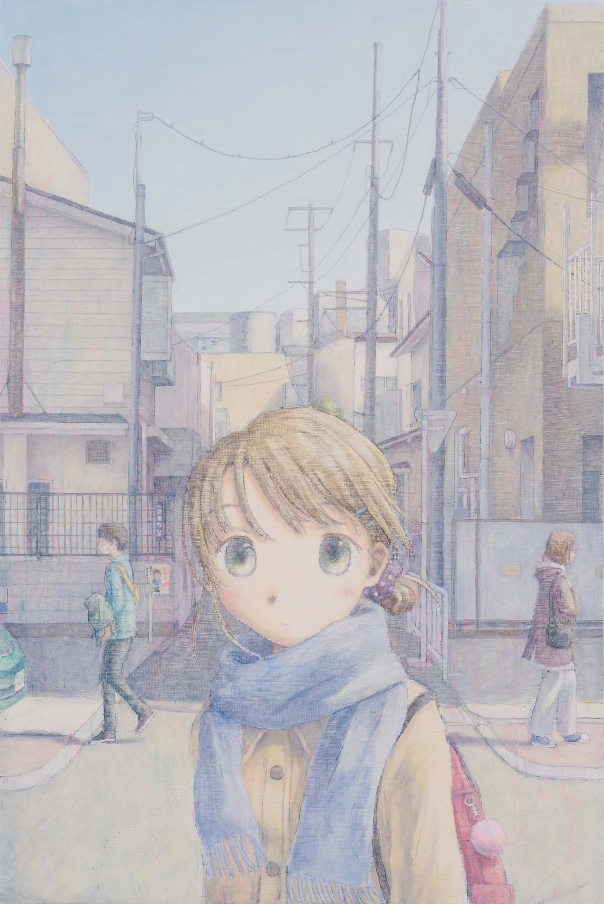 マイガール　くらやえみ　版画 Emi Kuraya's Ongoing Exploration of Girlhood on Canvas / Pen